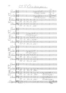 Partition , Et en terra pax, Missa à 16 voci en Quattro Cori, C major