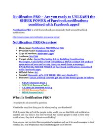 Notification PRO review in detail and (FREE) $21400 bonus