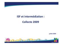 Etude ISF et intermédiation 30-07-09