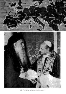 S.S. Paul VI et le Patriarche Atenagora