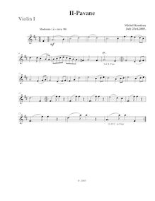 Partition violon 1,  No.4 en D major, D major, Rondeau, Michel par Michel Rondeau