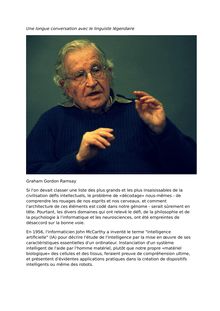 Noam Chomsky : la science cognitive ( fr-angl )