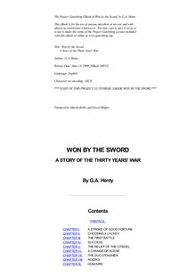 Won By the Sword : a tale of the Thirty Years  War