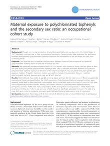 Maternal exposure to polychlorinated biphenyls and the secondary sex ratio: an occupational cohort study