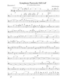 Partition basson 1, Symphony No.4  Pastorale , Symphony on Canadian Folk Themes