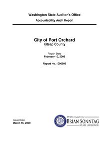 Audit report city of Port Orchard Kitsap County