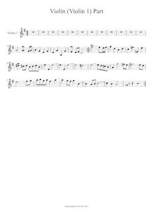 Partition violon 1 , partie, Goldberg-Variationen, Goldberg Variations ; Aria mit 30 Veränderungen ; Clavier-Übung IV