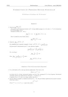 PCSI Mathematiques Lycee Brizeux annee