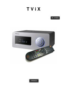 Notice HD Multimedia Player DViCO TViX M-3100U - Français