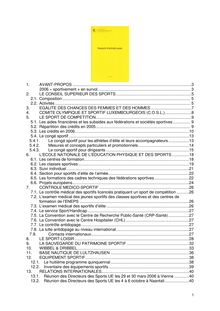 Rapport d activité 2006 (pdf - 525 Ko) - Le sport de compétition