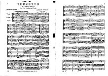 Partition complète (monochrome), Terzetto, Terceto, C major