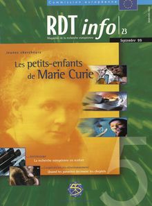 Les petits-enfants de Marie Curie 22. Septembre 99