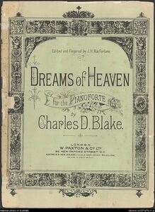 Partition complète, Dreams of Heaven, March celeste, A♭ major, Blake, Charles Dupee par Charles Dupee Blake