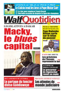 Walf Quotidien n°9097 - Du samedi 23 juillet 2022
