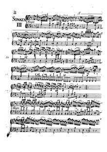 Partition Sonata No.3, Sonata I, op.1, Sonata I a violino o flauto e basso da camera