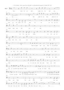 Partition Ch. 1: basse , partie, Musikalische Exequien, Op.7, SWV 279-281