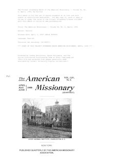 The American Missionary — Volume 54, No. 2, April, 1900