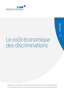Rapport : le coût économique des discriminations