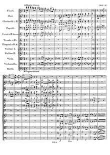 Partition , Allegro vivace, Symphony No.5 en D minor, Reformations-Sinfonie