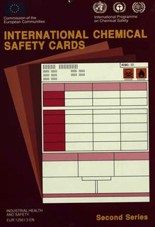 International chemical safety cards