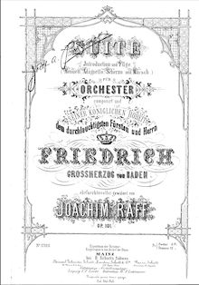 Partition compléte, Orchestral  No.1, Op.101, Raff, Joachim