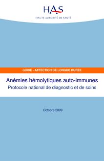 ALD n° 2 - Anémies hémolytiques auto-immunes - ALD n° 2 - PNDS sur Anémies hémolytiques auto-immunes