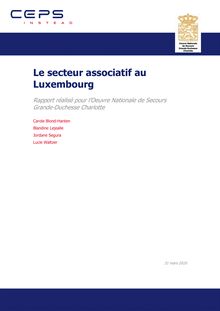 Le secteur associatif au Luxembourg