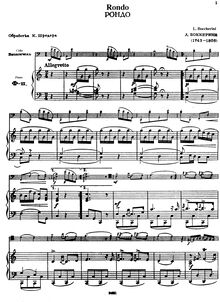 Partition violoncelle et Piano parties, 6 corde quintettes, G.307-312 (Op.28)