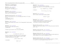 Sujet : Algèbre, Endomorphismes des espaces euclidiens, Matrices symétriques
