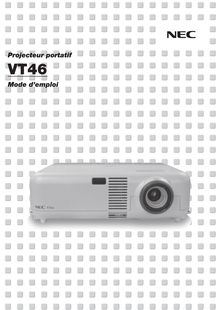 Notice Projecteur NEC  VT46