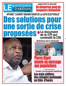Le Quotidien d’Abidjan du 26/06/2023