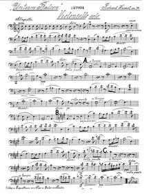 Partition violoncelle Solo, Unterm Balcon Serenade, Op.78, Unterm Balcon - Serenade for String Orchestra with Solo Cello