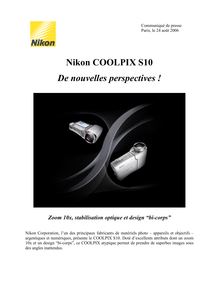 Téléchargement version PDF - Nikon COOLPIX S10 De nouvelles ...