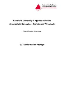 Karlsruhe University of Applied Sciences (Hochschule Karlsruhe ...