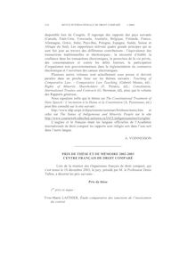 Le prix de thèse de Centre français de droit comparé - autre ; n°1 ; vol.56, pg 214-215