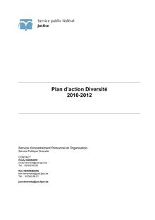Plan action diversité 2010-2012 - Plan d action Diversité 2010-2012