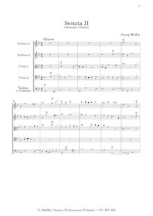 Partition complète (without clavecin), Armonico tributo