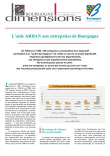 L aide ARDAN aux entreprises de Bourgogne