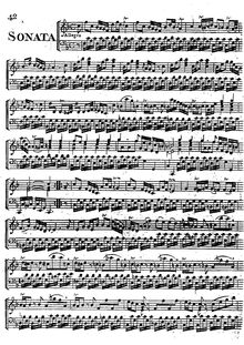 Partition clavecin Sonata en F major, 6 clavier Concertos et a Sonata