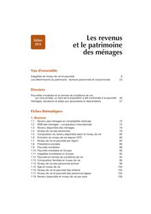 Sommaire - Les revenus et le patrimoine des ménages - Insee Références - Édition 2012