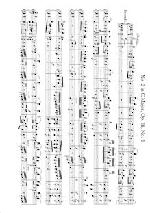 Partition complète, corde quatuor No.2, Op.18/2, G Major, Beethoven, Ludwig van par Ludwig van Beethoven