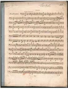 Partition violoncelles et Basses, Symphony No.6 en B-flat major