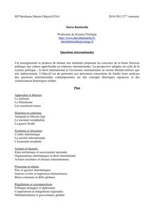 IEP Bordeaux/Master Objectif ENA 2010-2011/2ème semestre Dario ...