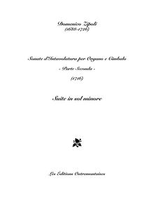 Partition , Preludio, Sonate d Involatura per organo e cimbalo, Zipoli, Domenico