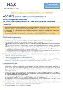 ADCIRCA - Synthèse d avis ADCIRCA - CT-7800