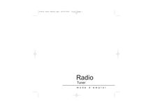 Notice Tuner REGA  Radio 2000