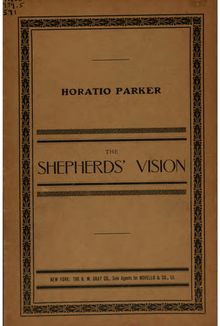 Partition complète, pour Shepherds  Vision, Christmas Cantata, Parker, Horatio