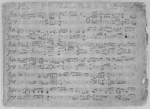 Partition complète (autograph), Fantasie pour Orgel, A major