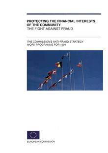 The Commission s anti-fraud strategy