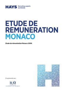ETUDE DE REMUNERATION MONACO